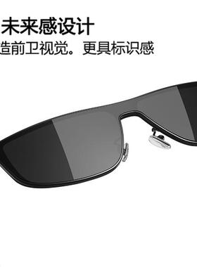 GENIUS MAIDEN连体墨镜女士防紫外线未来感高颜值太阳镜修饰脸型