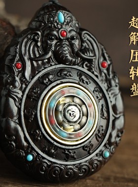 含辰砂工艺品高档红砂本命年黑檀汽车钥匙扣挂件男女士生肖挂饰