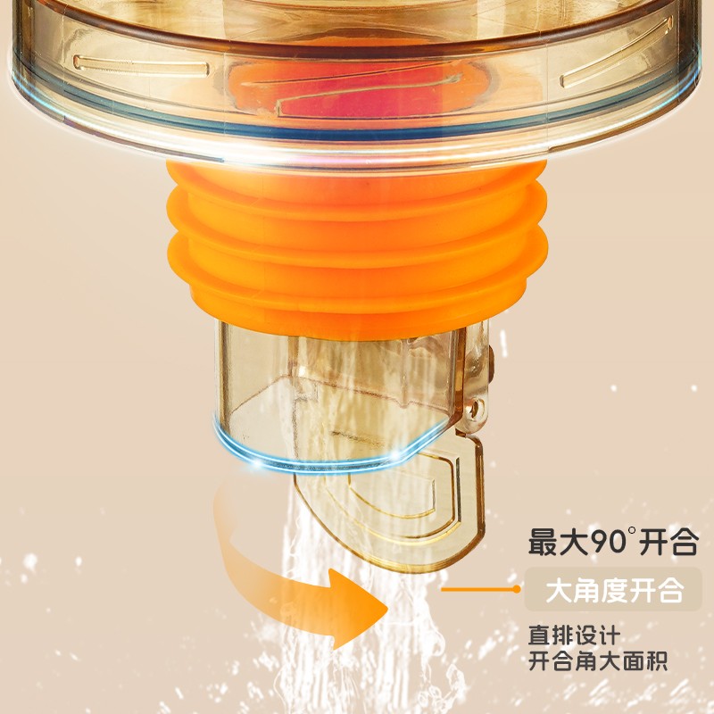 厨房下水防返臭神器防臭密封塞地漏芯封口盖50排水管75洗衣机三通 - 图1