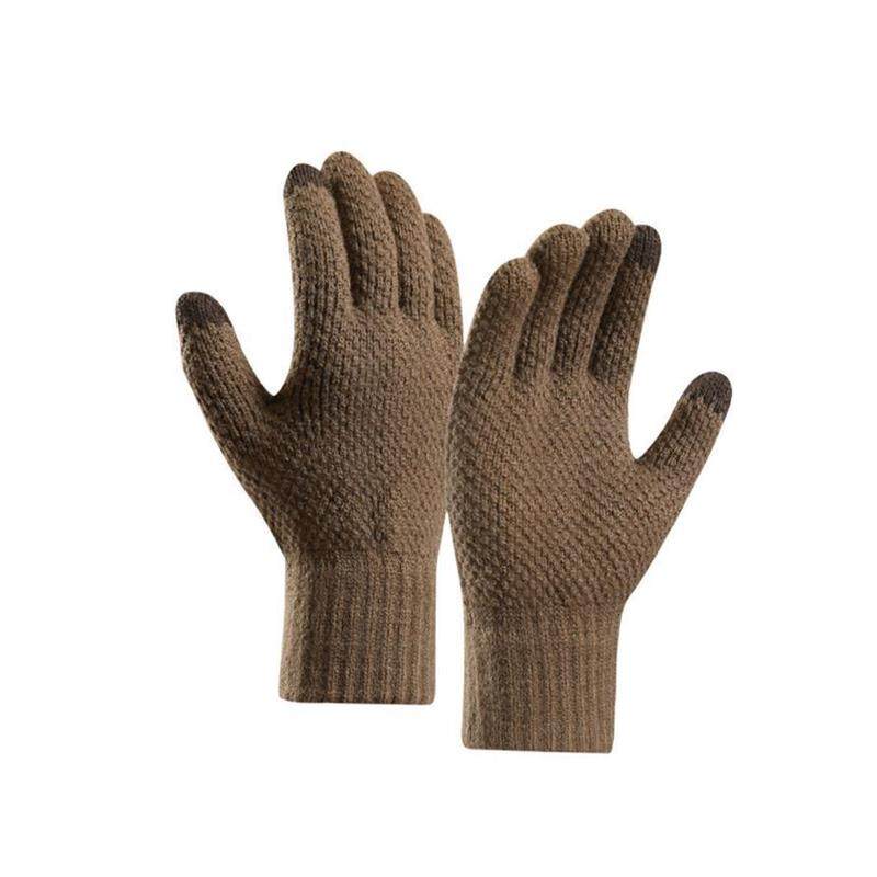 Knitted touch screen gloves winter men women秋冬男女手套针织 - 图3
