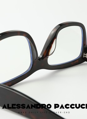 AP洛哥42058AY 防蓝光醋酸板材玳瑁色时尚百搭猫眼素颜眼镜