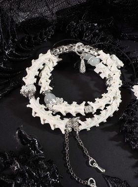 蟒骨手串原创手链真蛇骨小众天然冷门高端文玩饰品情侣礼物高