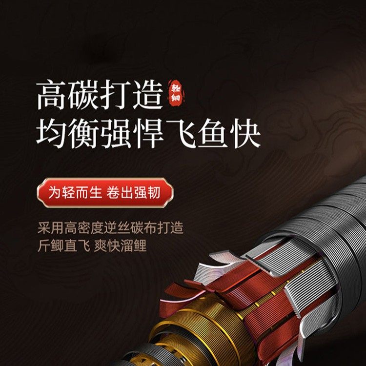 正品V2代鲫鱼杆46T高碳超轻超硬挺5H28调6H19调小综合钢筋竿手竿,淘宝优惠券,粉丝福利购,淘宝优惠卷