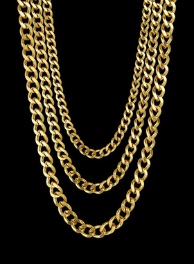 Cuban Link Chain Necklace For Men Woman Basic Stainless