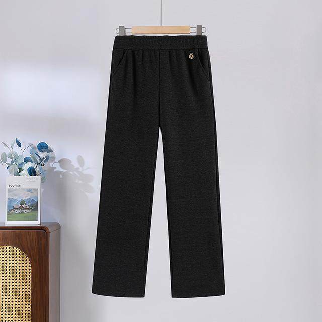 中老年人秋冬长裤直筒高腰松紧妈妈装宽松休闲大码加绒加厚百搭裤,淘宝优惠券,粉丝福利购,淘宝优惠卷