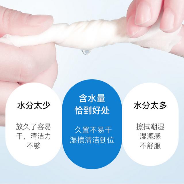 妇炎洁私处湿巾女性卫生私护湿巾抑菌清洁弱酸温和湿擦免洗湿纸巾 - 图2