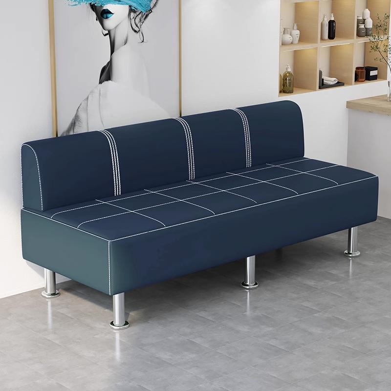 理发店等候椅网红发廊客人等待长条专用椅子定制美发店休息区沙发 - 图3