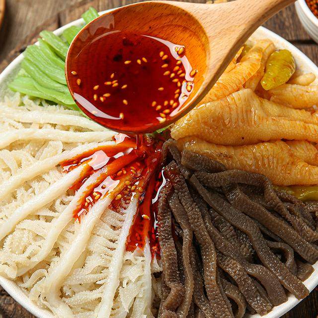 芭东集方便即食麻辣冷吃无骨鸡爪+冷吃千层肚+魔芋爆肚+贡菜四拼,淘宝优惠券,粉丝福利购,淘宝优惠卷