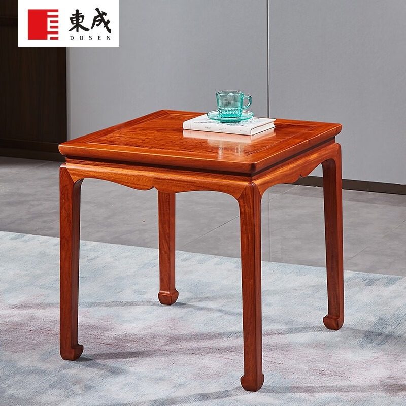 东成大果紫檀中式四方桌全实木八仙桌缅甸花梨学习桌红木茶台家具,淘宝优惠券,粉丝福利购,淘宝优惠卷