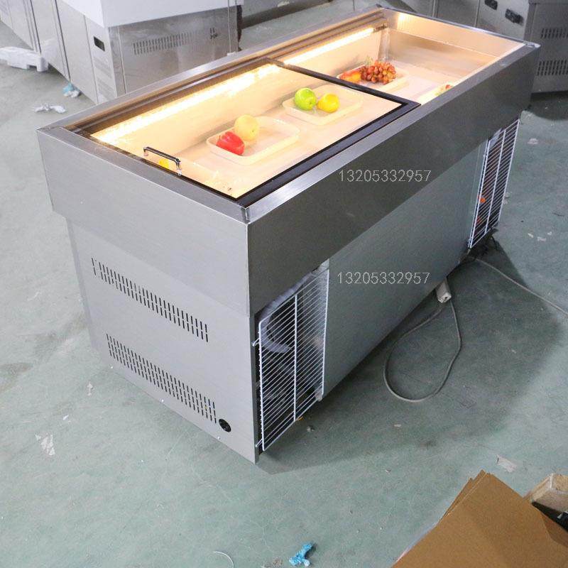 商用不冰台冷藏水果捞海鲜冷冻展示柜卧式鸭脖凉菜熟食卤菜保鲜柜,淘宝优惠券,粉丝福利购,淘宝优惠卷