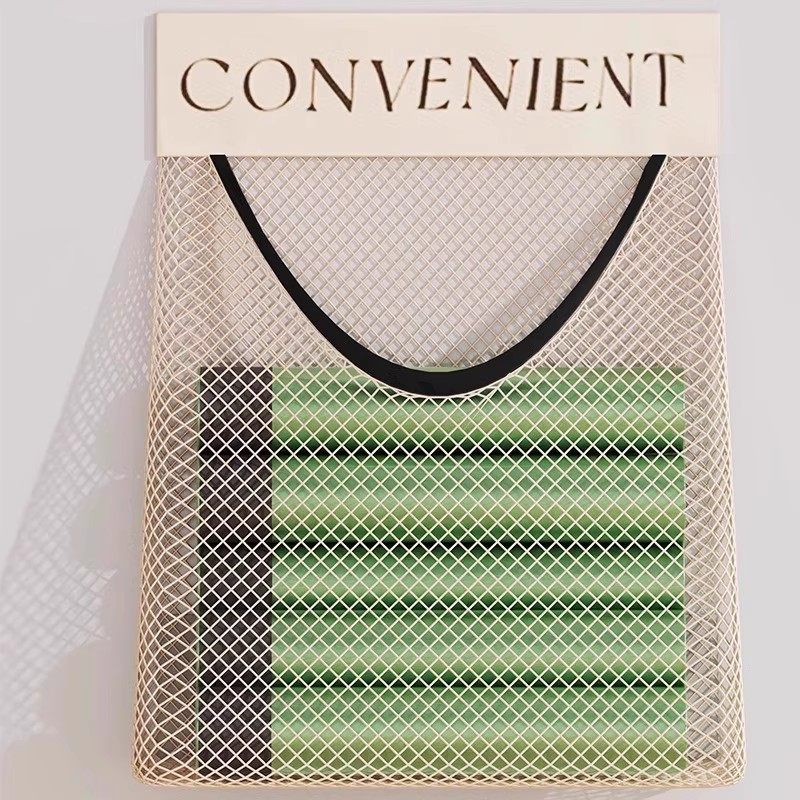 厨房垃圾袋收纳神器壁挂式大容量储物袋子装塑料袋收纳魔术贴网兜,淘宝优惠券,粉丝福利购,淘宝优惠卷