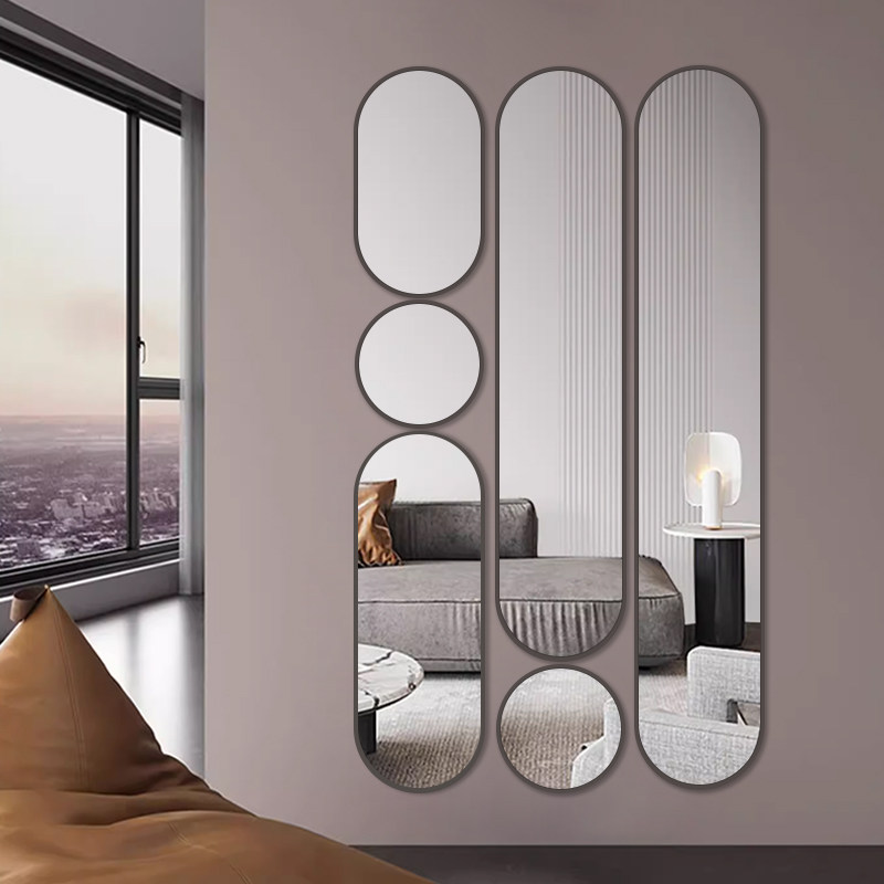 客厅玄关组合镜金属框墙面沙发背景墙壁挂艺术镜轻奢装饰穿衣镜子,淘宝优惠券,粉丝福利购,淘宝优惠卷