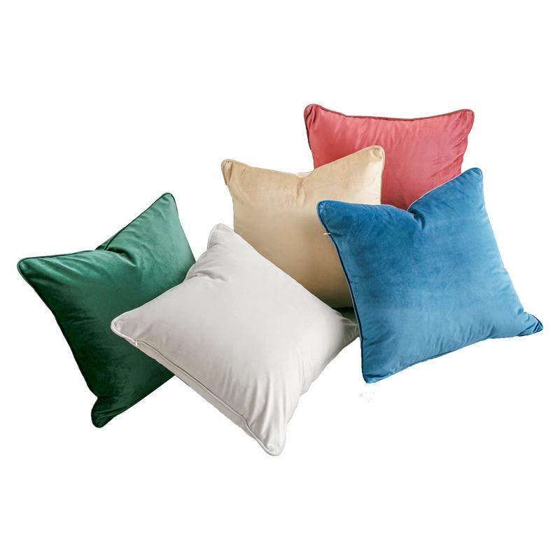 北欧纯色毛绒抱枕套办公室沙发床头靠枕酒店抱枕靠垫北欧风家居,淘宝优惠券,粉丝福利购,淘宝优惠卷