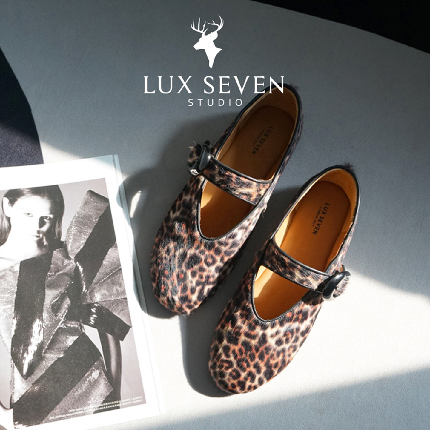 Lux Seven鼎奢马毛一字带玛丽珍鞋芭蕾鞋平底单鞋女,淘宝优惠券,粉丝福利购,淘宝优惠卷