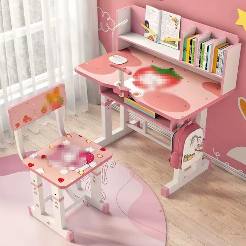 Desk children's study table and chair set student writing table home liftable desk and chair astronaut
