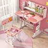 Desk children's study table and chair set student writing table home liftable desk and chair astronaut