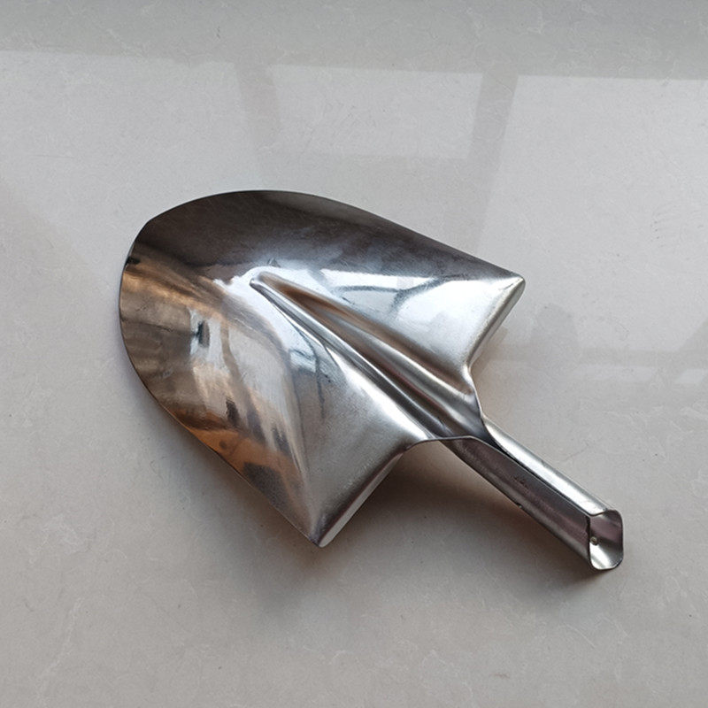 不锈钢尖头白钢锹农用加厚锰钢圆头挖树铁锹挖土翻地全钢铁锨尖锹,淘宝优惠券,粉丝福利购,淘宝优惠卷