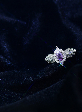 「紫夜精灵」法式高级感小众设计