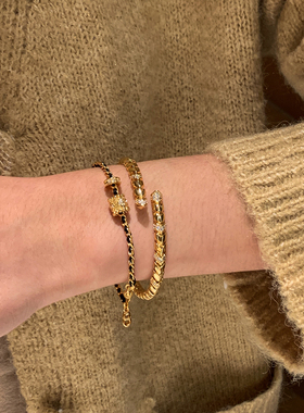 编织绳手链女款2026新款轻奢小众