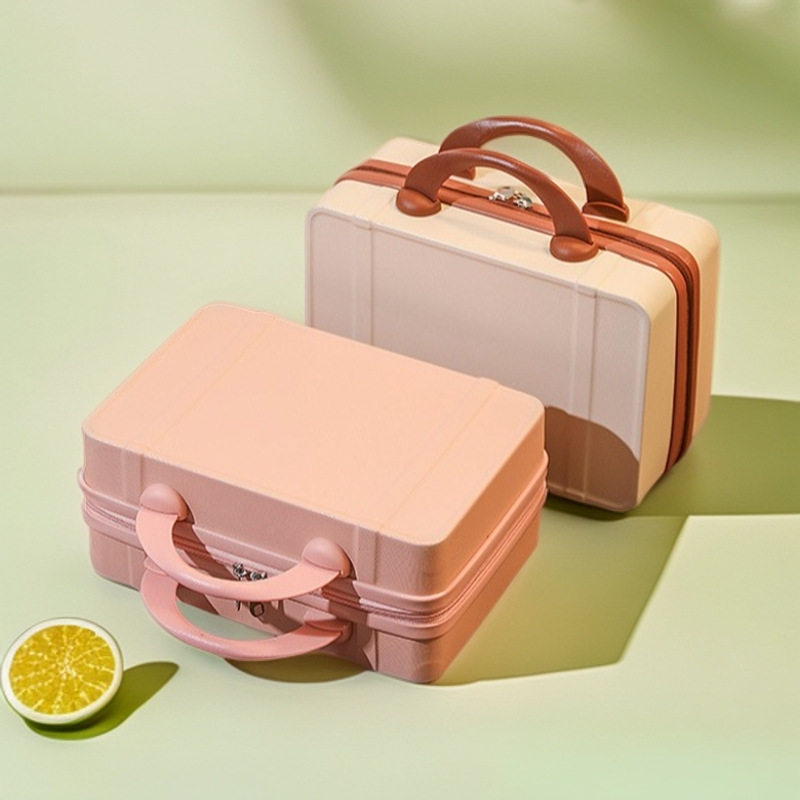 定制小型化妆箱迷你小行李箱14寸手提箱收纳包便携旅行箱密码箱子,淘宝优惠券,粉丝福利购,淘宝优惠卷