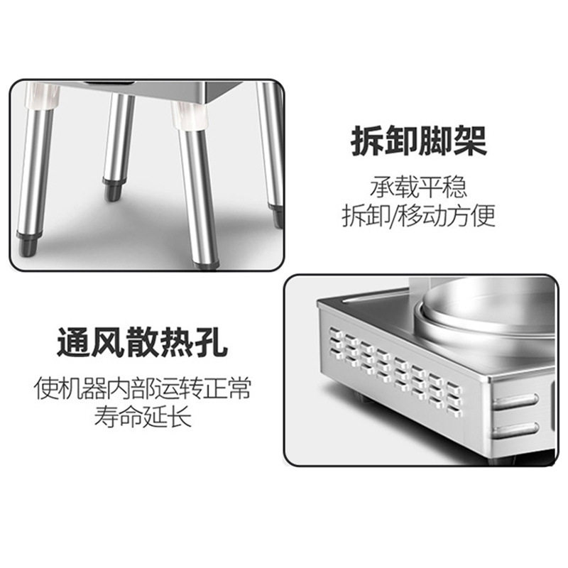 Factory direct sales commercial electric pancake pan enlarged and deepened plate double-sided heating canteen restaurant pancake machine non-stick coating