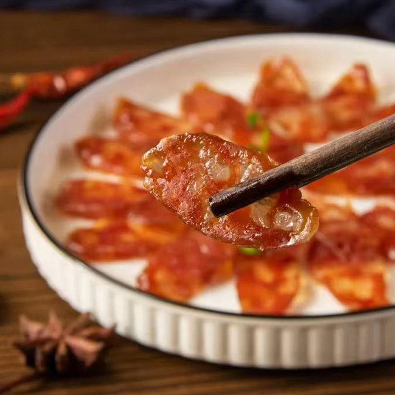 华洋广味香肠200g正宗糖洒广式腊肠煲仔饭特产农家味江苏年货灌肠