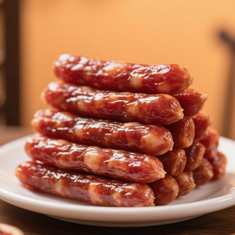 华洋广味香肠200g正宗糖洒广式腊肠煲仔饭特产农家味江苏年货灌肠