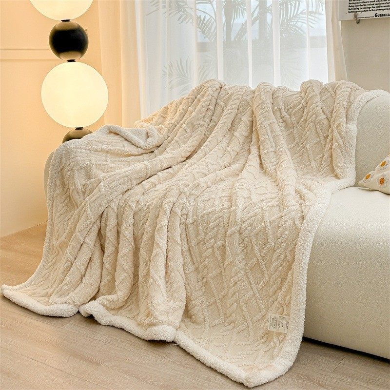 绒毛毯塔芙绒毯子四季通用2025新款加绒毛毯午休盖毯通用高级纯色,淘宝优惠券,粉丝福利购,淘宝优惠卷
