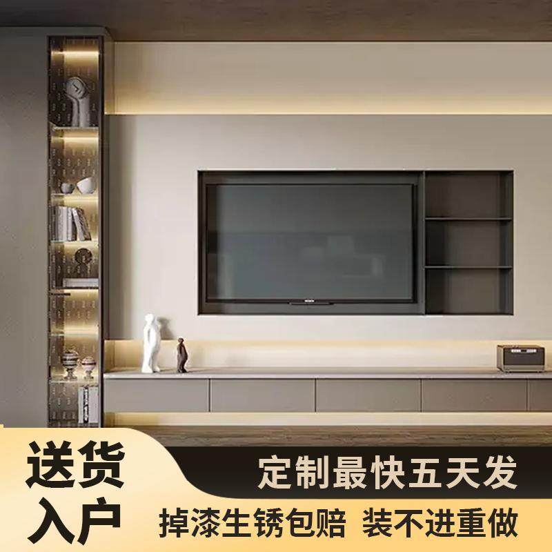 不锈钢电视壁龛嵌入式装饰柜客厅背景墙电视柜内嵌框背景柜展示柜,淘宝优惠券,粉丝福利购,淘宝优惠卷