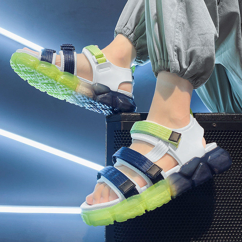 凉鞋男夏季2025新款青少年运动休闲凉拖鞋外穿开车两用防滑沙滩鞋,淘宝优惠券,粉丝福利购,淘宝优惠卷