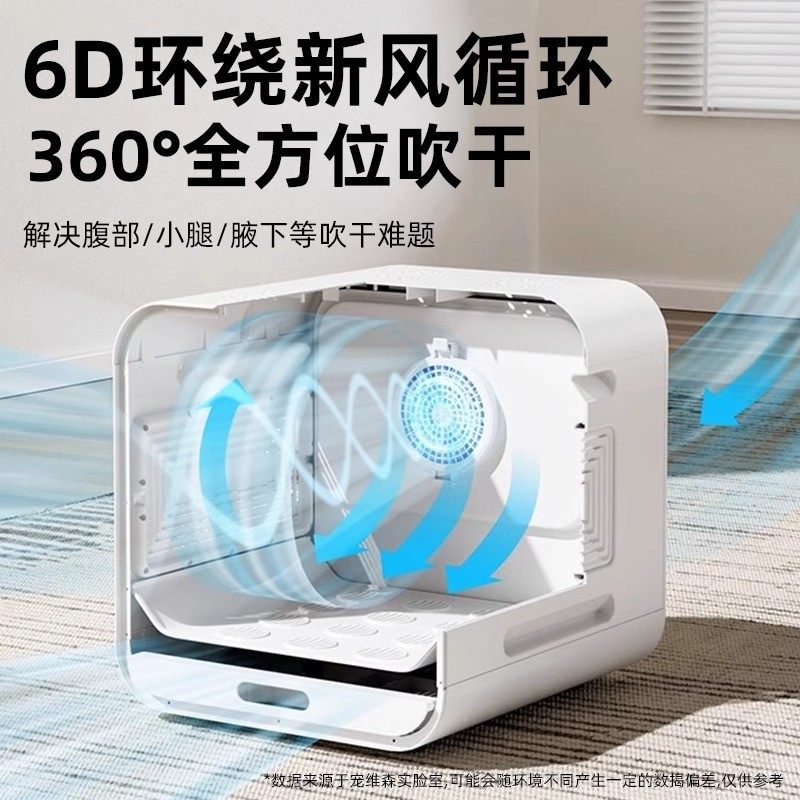 萌动佩特宠物烘干箱烘干机猫咪吹风机家用小型洗澡自动洗猫狗机,淘宝优惠券,粉丝福利购,淘宝优惠卷