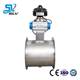 Manufacturer custom smoke exhaust fire valve, circular pneumatic air valve, non-standard pneumatic flange ventilation butterfly valve produced according to the diagram