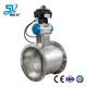 Manufacturer custom smoke exhaust fire valve, circular pneumatic air valve, non-standard pneumatic flange ventilation butterfly valve produced according to the diagram