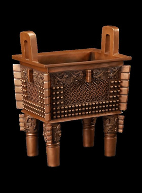 紫铜鼎类摆件定制工艺品摆件（定制内容）