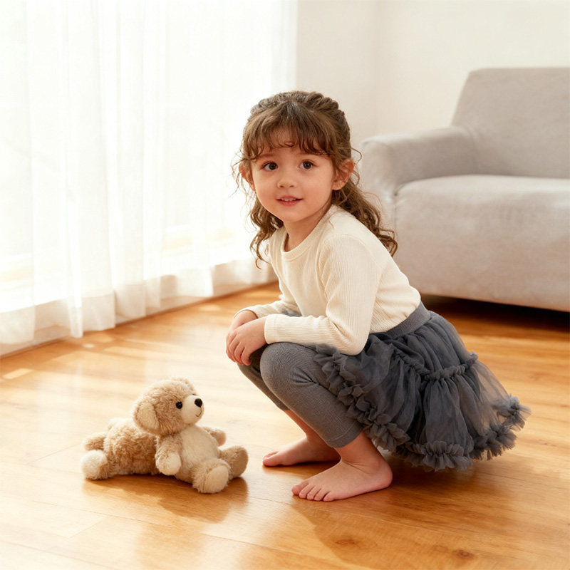 Quincy Mae纱裙假两件打底裤针织百搭女童裤子加绒网纱长裤外穿,淘宝优惠券,粉丝福利购,淘宝优惠卷