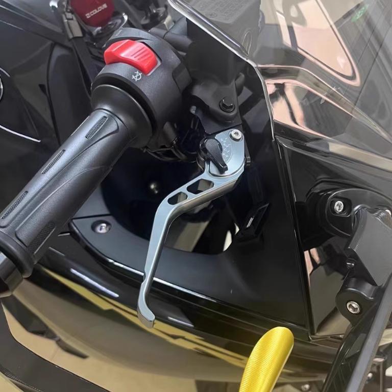 适用九号SEGWAY XYBER改装短款竞技煞车牛角手把制动手柄 - 图0