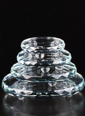 水晶底座酒底盘模型手办品展示