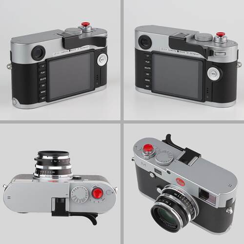 号歌适用于Leica徕卡M240/typ240/M240P/M262/M246/M-P相机专用手指柄大拇指指柄相机热靴保护盖配件金属材质 - 图1