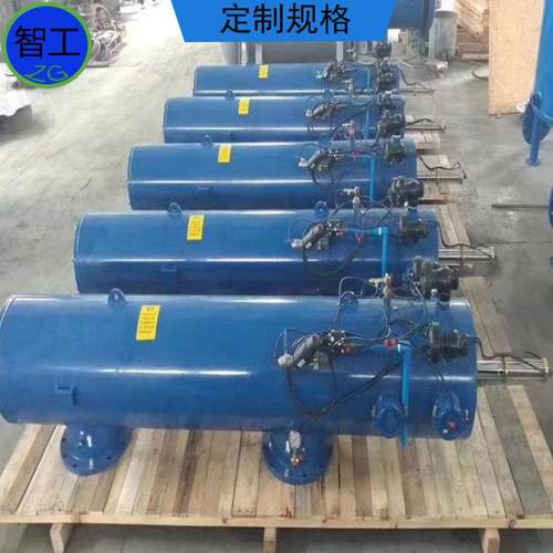全自动卧式允吸式自清洗过滤器水力驱动吸式过滤器网式过滤器 - 图1