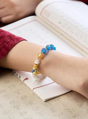 五台山寺庙夜光琉璃手串