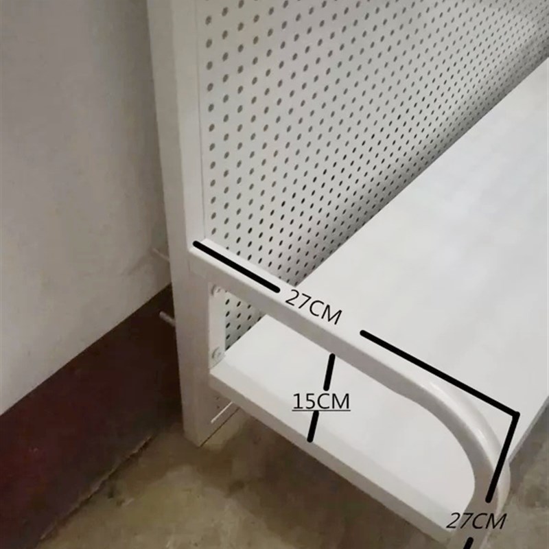 New perforated board trinket storage rack mobile phone accessories hanging socks multi-functional shelf hook universal tool rack