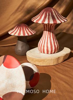 Hermoso现代艺术陶瓷蘑菇儿童房装修客厅入口酒柜装修搬迁新家