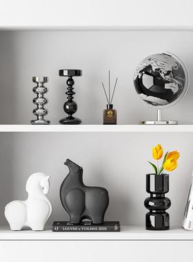 意式现代简约摆件创意客厅样板房电视柜书房壁龛小众艺术软装饰品