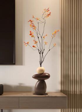 轻奢高级感时来运转花瓶实用小众客厅玄关装饰品摆件乔迁新居礼物