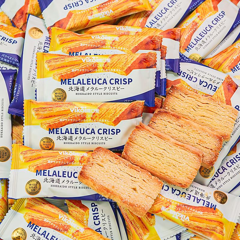 新货北海道千层酥蝴蝶酥糕点马蹄酥网红下午茶招待休闲解馋零 - 图0