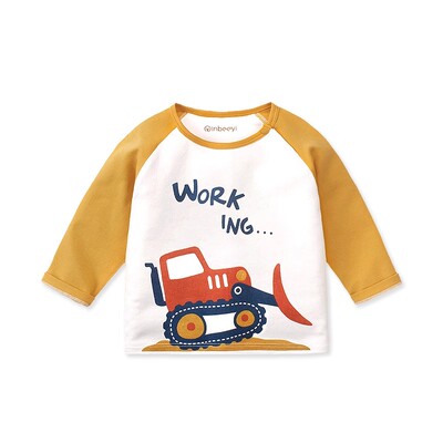 婴蓓依儿童长袖T恤a类纯棉打底衫