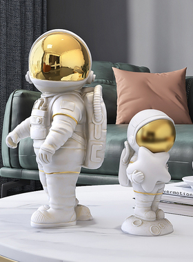 创意宇航员桌面装饰摆件客厅玄关电视柜酒柜儿童房家居饰品太空人
