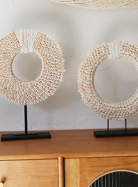 云泥之别北欧风摆件家居饰品创意摆设个性贝壳工艺品乔迁新居礼