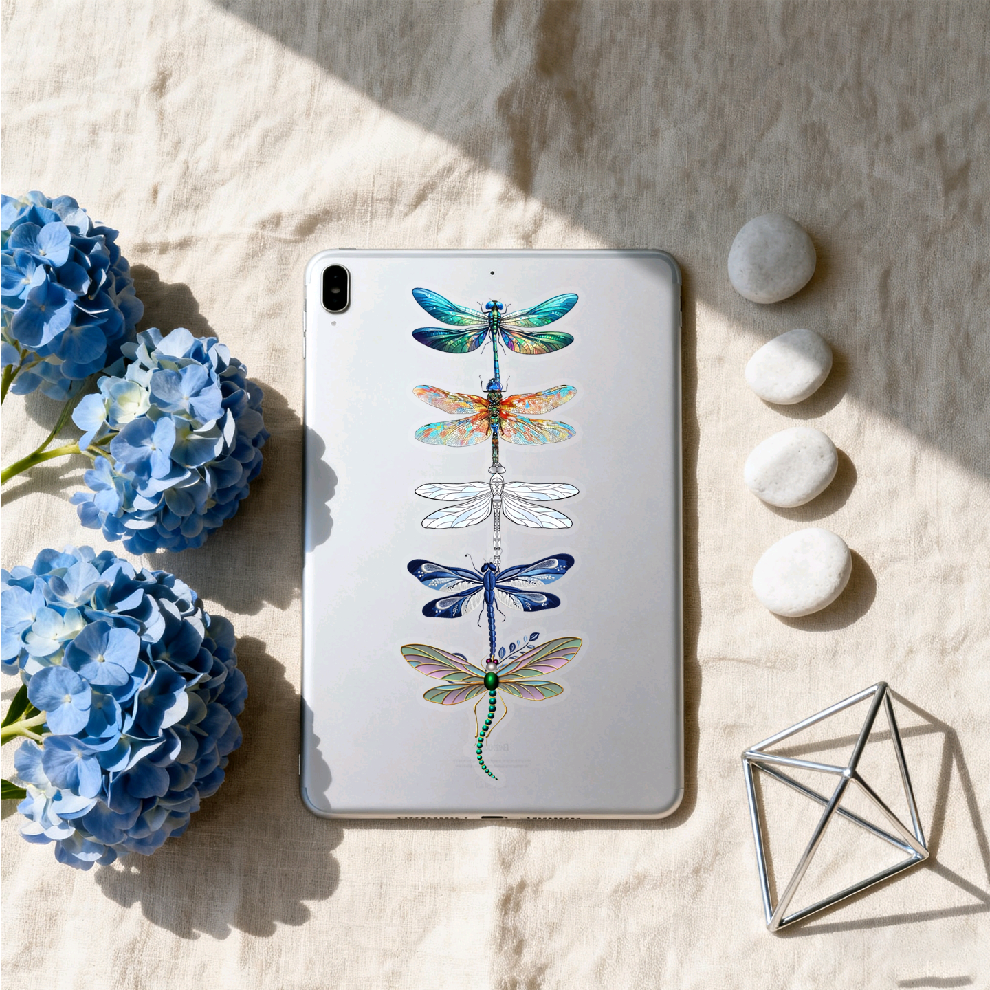 50张创意简约多彩渐变色蜻蜓小清新贴纸diy手机笔记本电脑手账本水杯充电宝ipad行李箱桌面墙面防水装饰贴画,淘宝优惠券,粉丝福利购,淘宝优惠卷