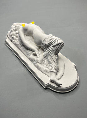 北欧复古浮雕罗马欧式人物雕塑石膏像家居装饰艺术民宿桌面摆件